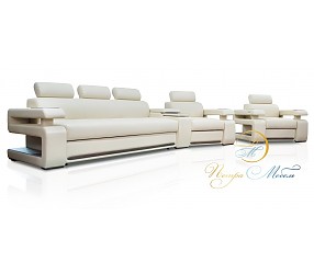 МАРСЕЛЬ ЛЮКС - диван прямой модульный раскладной с креслом